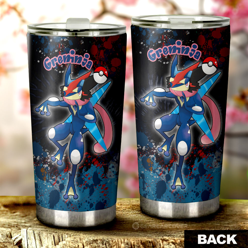 Greninja Tumbler Cup Custom Tie Dye Style Car Accessories