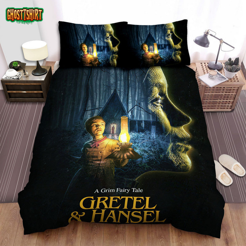 Gretel & Hansel Movie Poster 4 Bed Sheets Spread Comforter Duvet Cover Bedding Set