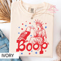 Statue Liberty Eagle Boop Patriotic Boop Tee Fourth July Usa Liberty Eagle Comfort Colors (1)