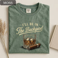 Funny Whiskey Cigar Backyard Bourbon Drinking Tee