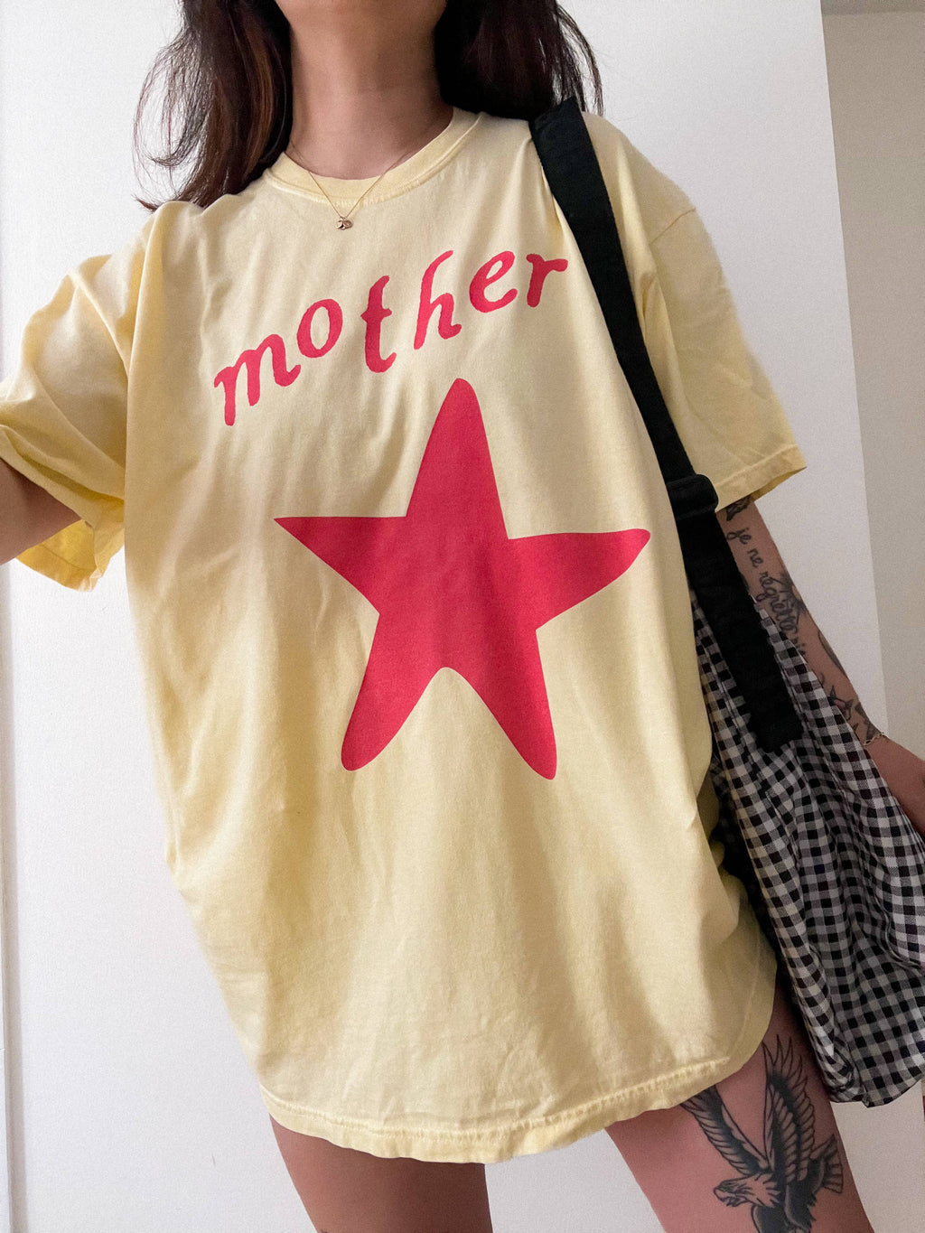 Mother Star Graphic Tee - Butter Yellow