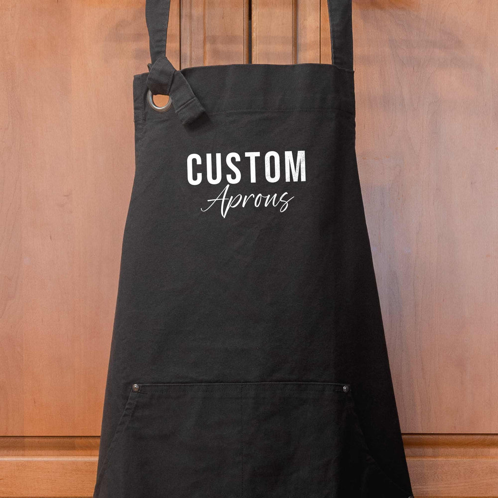 Custom Heavy Canvas Apron with Your Text, Location or Logo