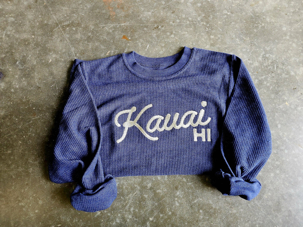 The Corded Crew - Lightweight Corduroy Crewneck Pullover