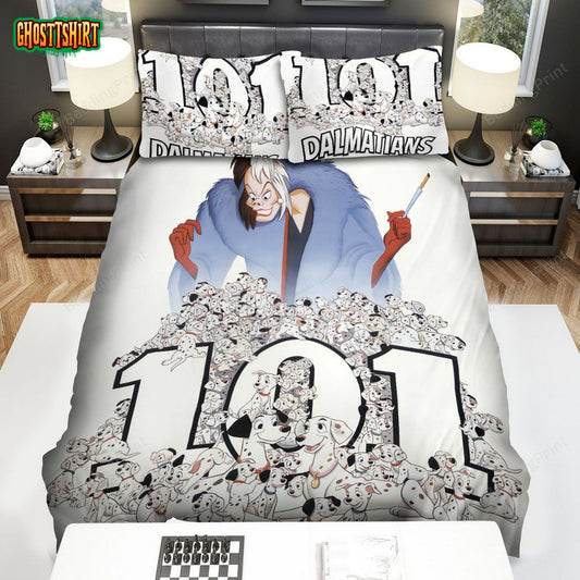 101 Dalmatians Disney Classic Bed Sheets Spread Comforter Duvet Cover Bedding Set