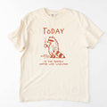 Coffee Raccoon Graphic Tee with Optional Personalization