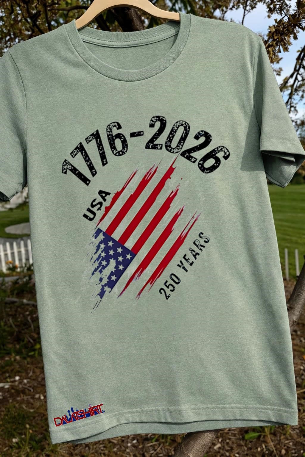1776-2026 USA 250 Years American Flag Patriotic shirt