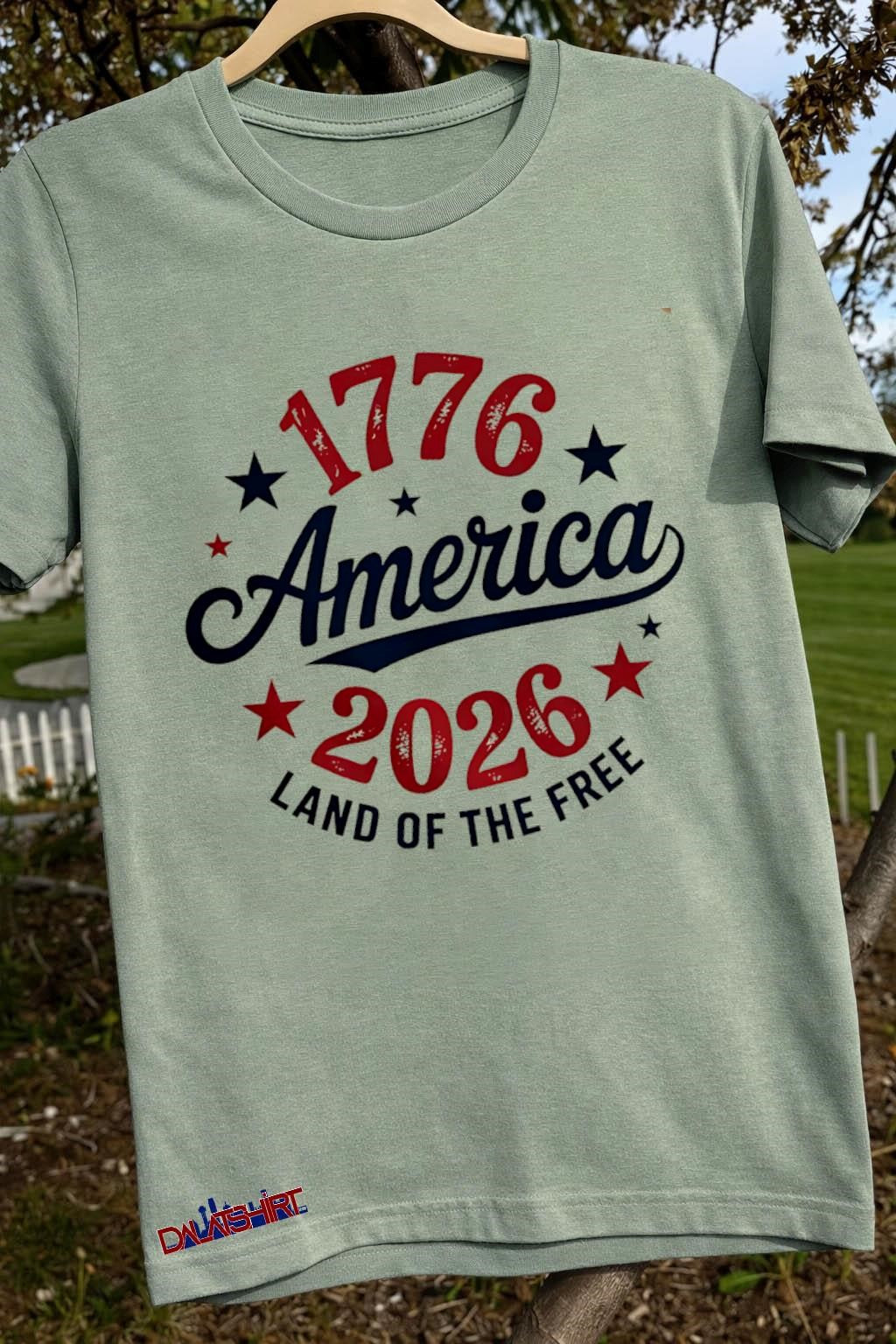 1776 America 2026 Land Of The Free stars shirt