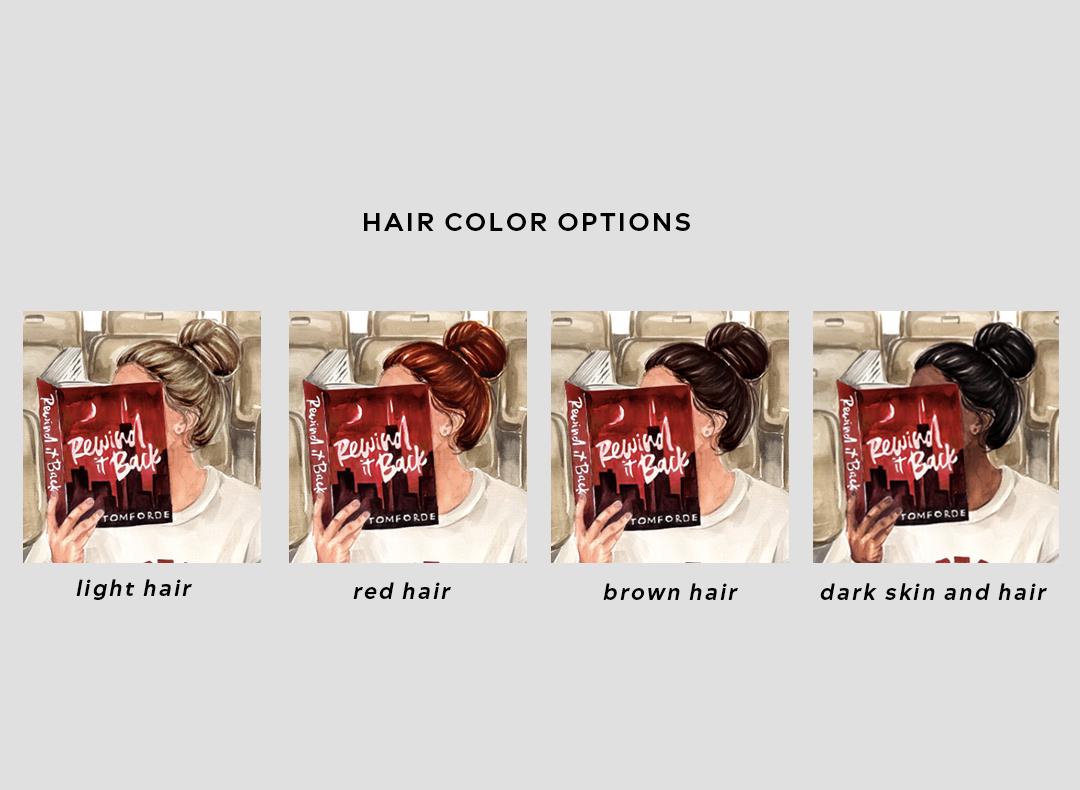 Rewind Back Book Windy City Series 100 Tee Hair Color Skin Options (3)