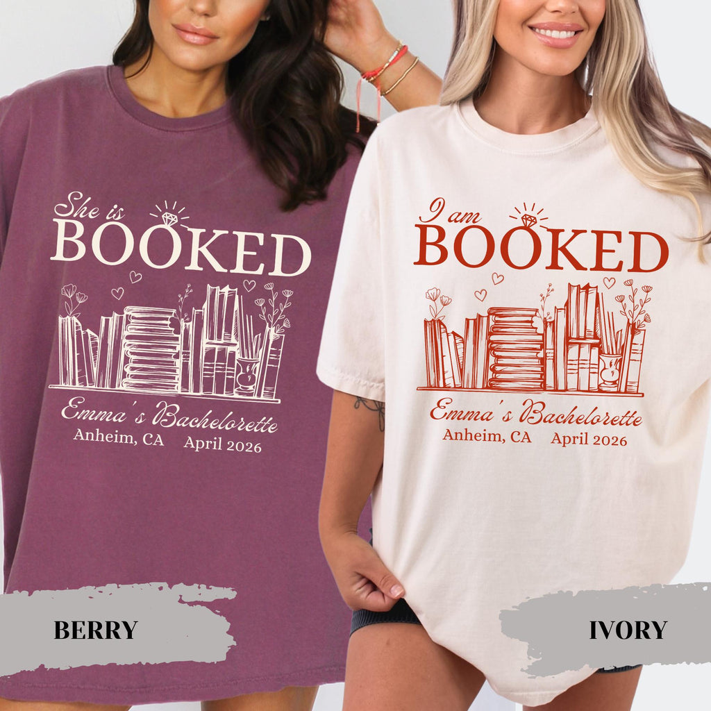 Book Lover Bachelorette Party Custom Bookish Bride Reading Bride Bridesmaid Proposal Bookworm Bridal Shower Tee (3)