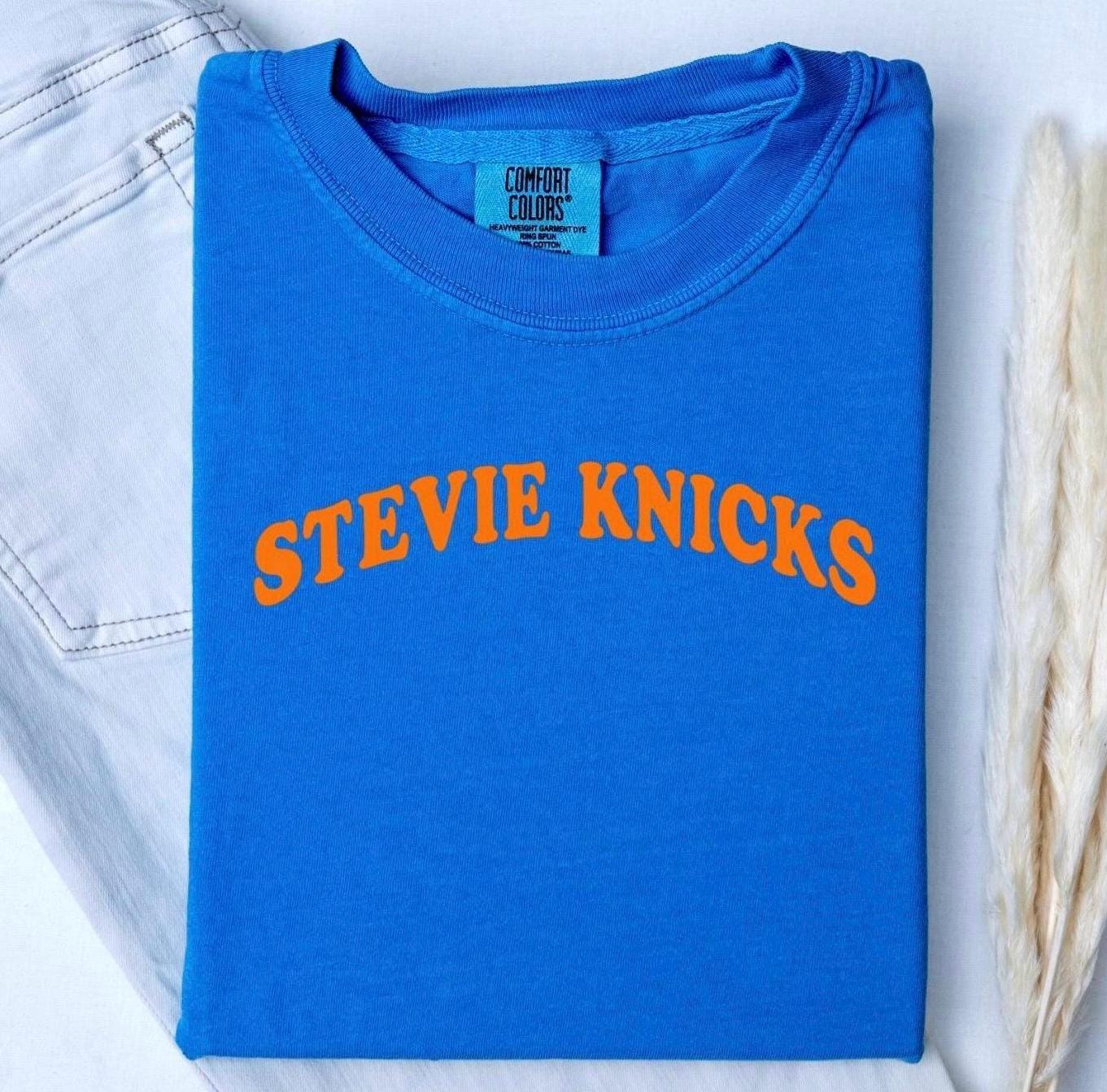 Stevie Nicks Stevie Knicks Taylor York Basketball Tee Nyc Sports Fan Game Day Comfort Colors Tee (3)