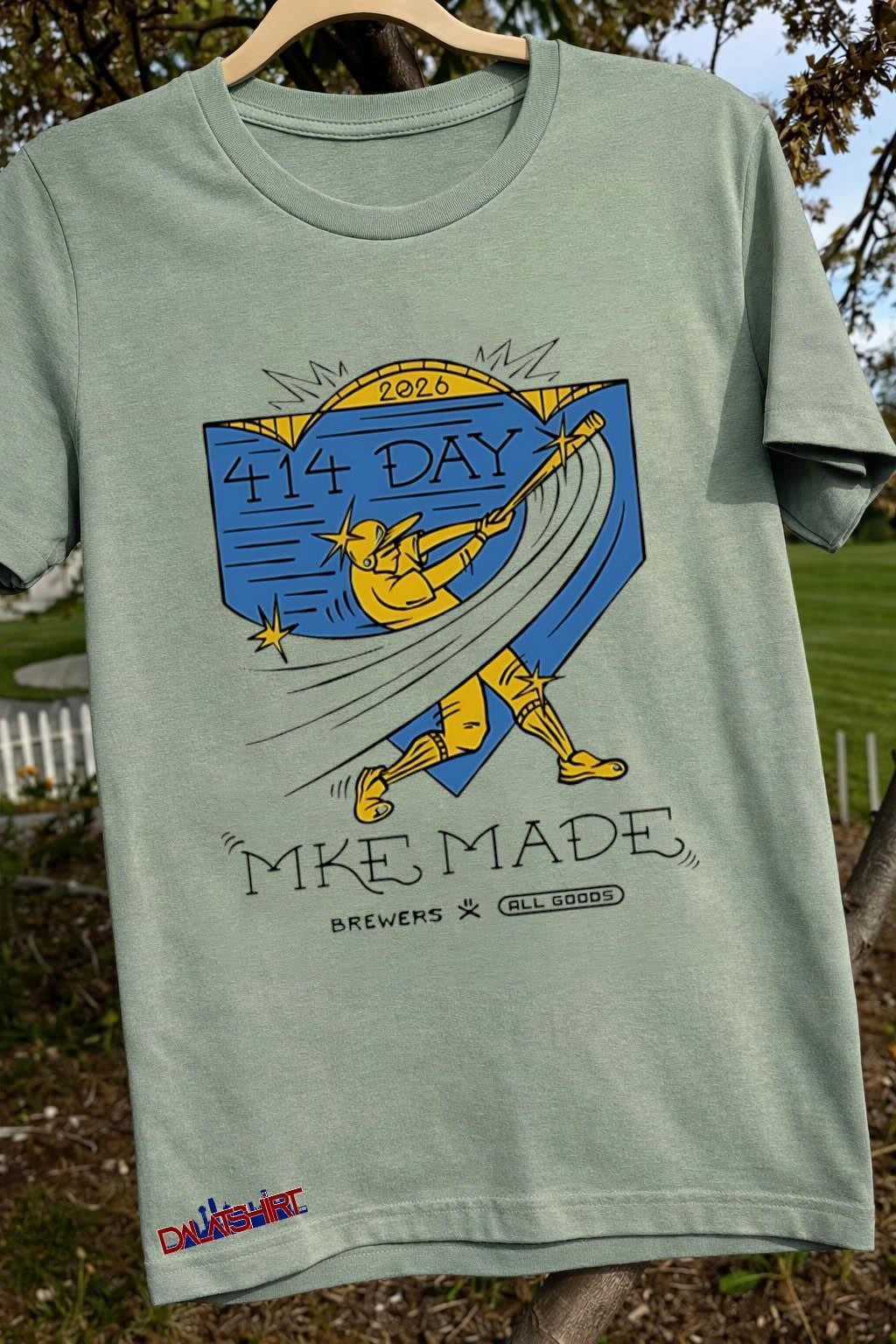 2026 414 Day MKE Made Brewers Baseball shirt