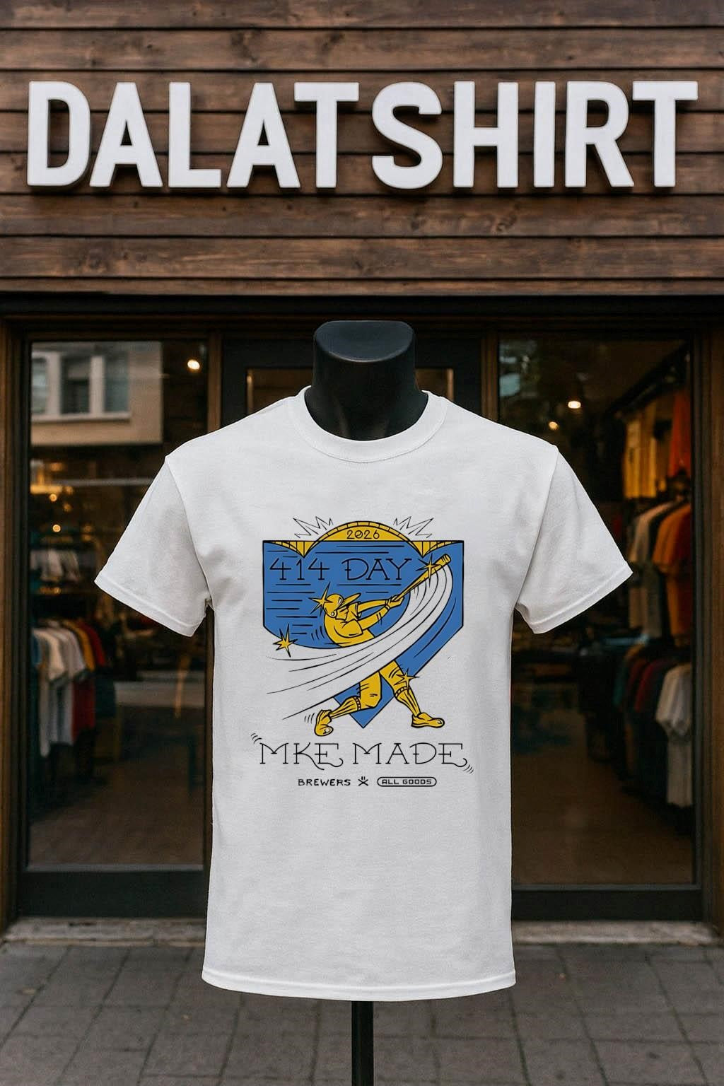 2026 414 Day MKE Made Brewers Baseball shirt