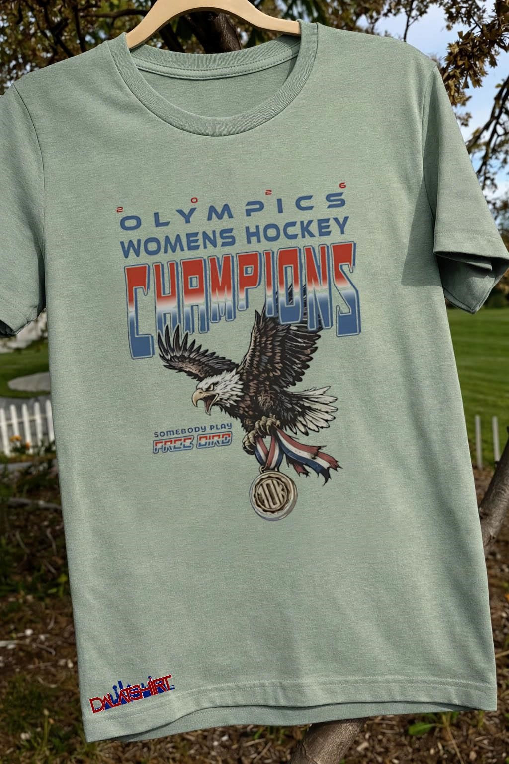 2026 Olympics Womens Hockey Champions Eagle Free Bird shirt