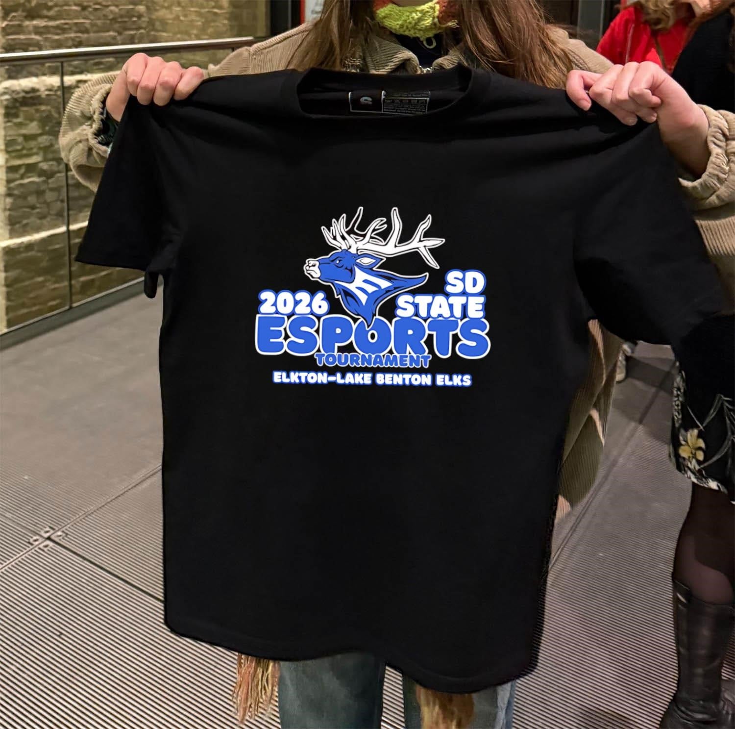 2026 SD State Esports Tournament Elkton-Lake Benton Elks Elk Head shirt