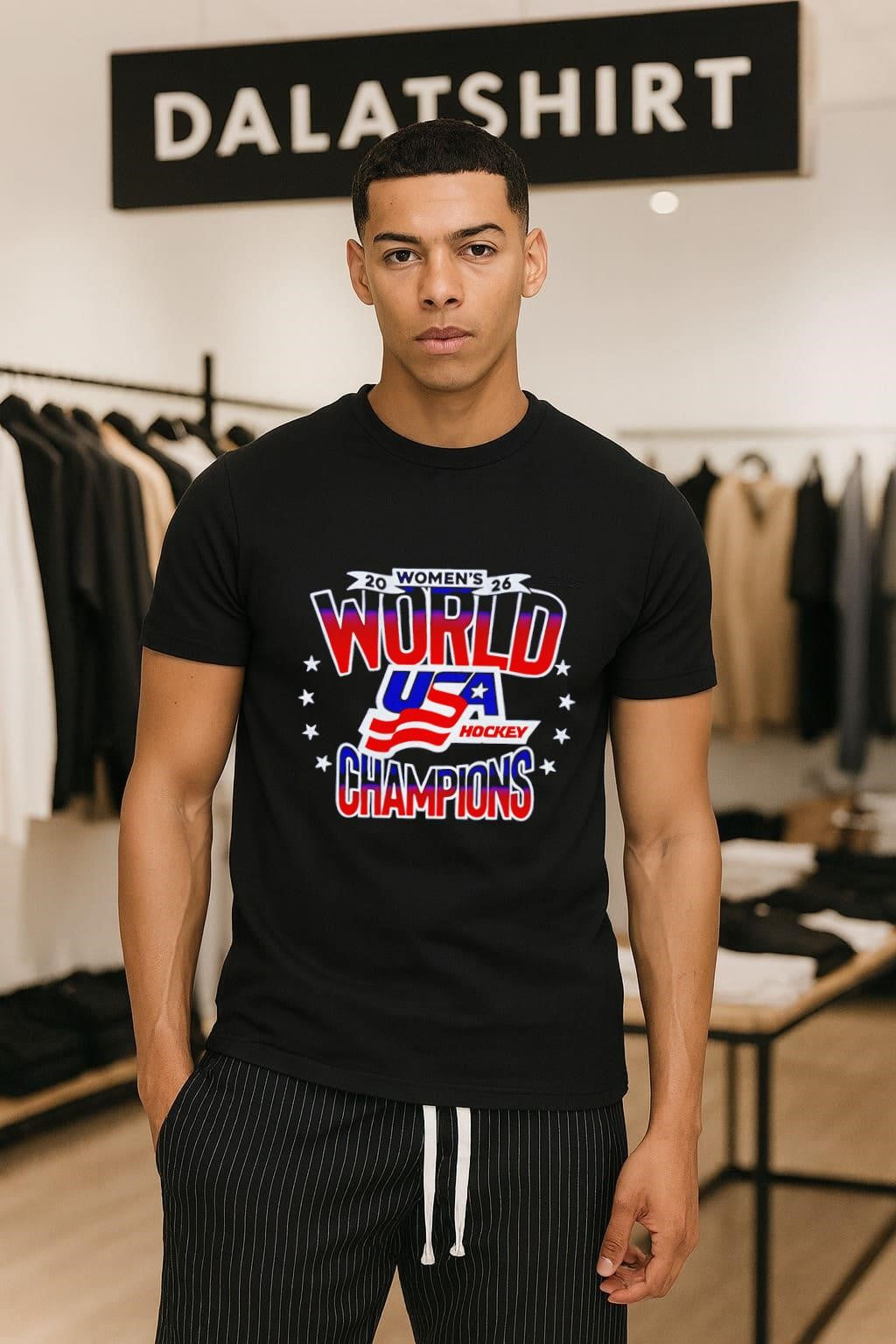 2026 Women’s World USA Hockey Champions Stars Flag shirt