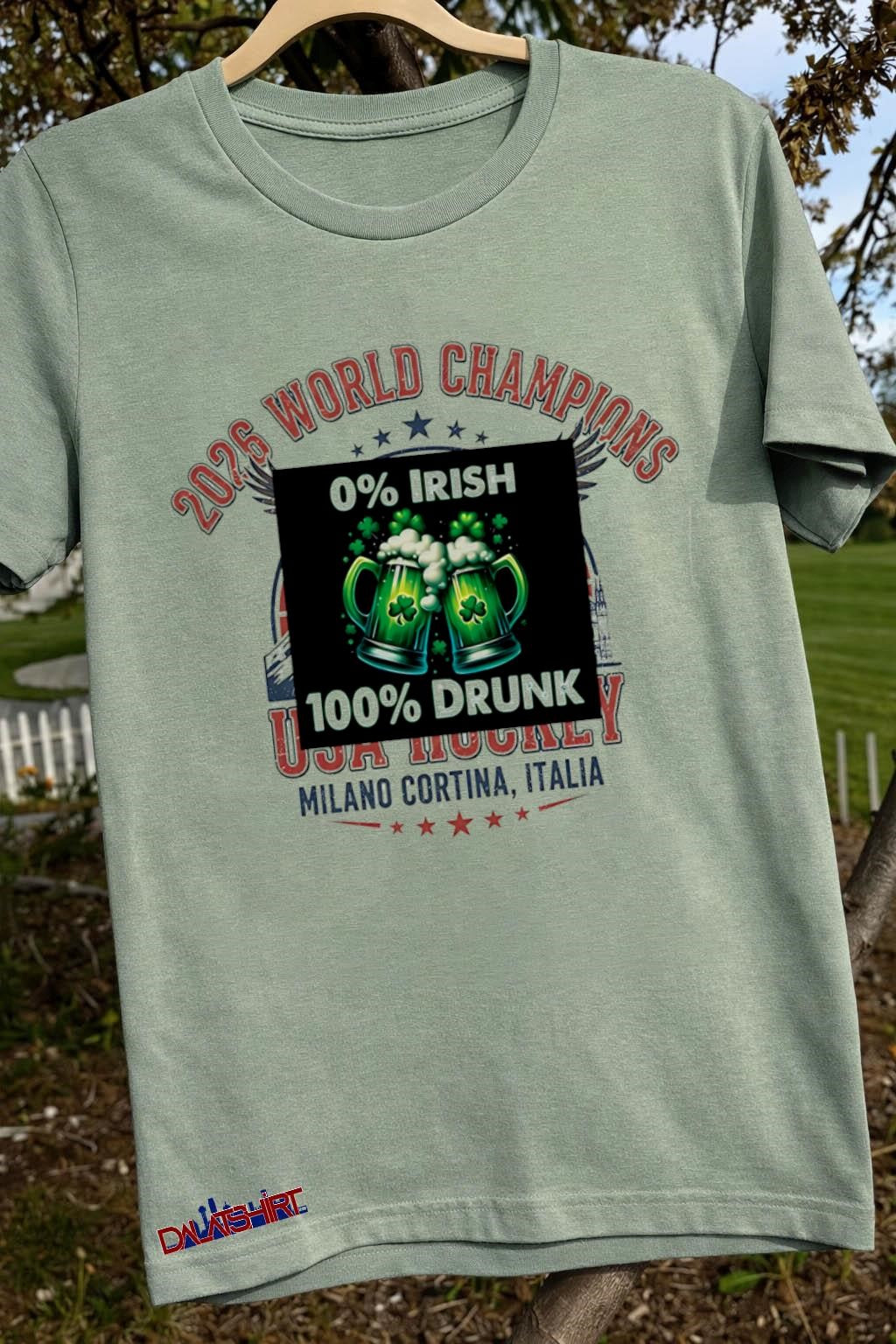 2026 World Champions USA Hockey Milano Cortina Italia Eagle shirt