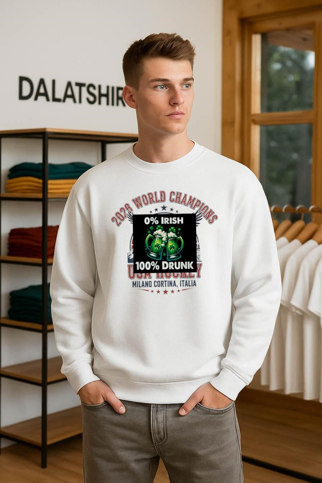 2026 World Champions USA Hockey Milano Cortina Italia Eagle shirt