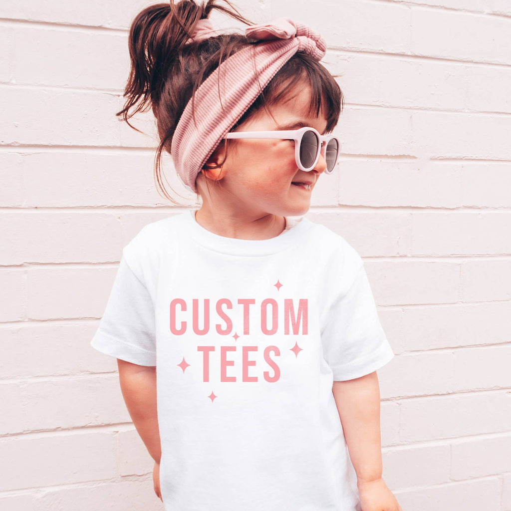 Custom Toddler Tee with Your Name Location or Logo