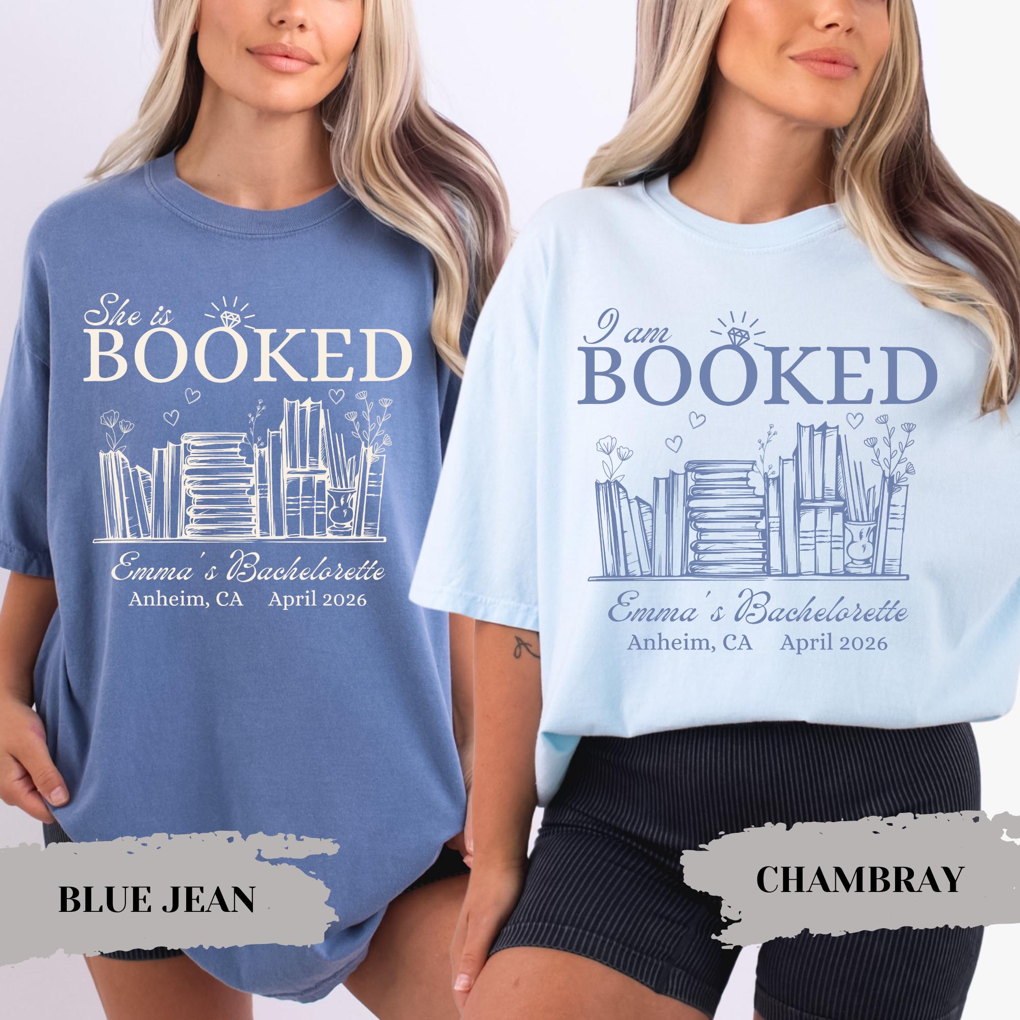 Book Lover Bachelorette Party Custom Bookish Bride Reading Bride Bridesmaid Proposal Bookworm Bridal Shower Tee (4)