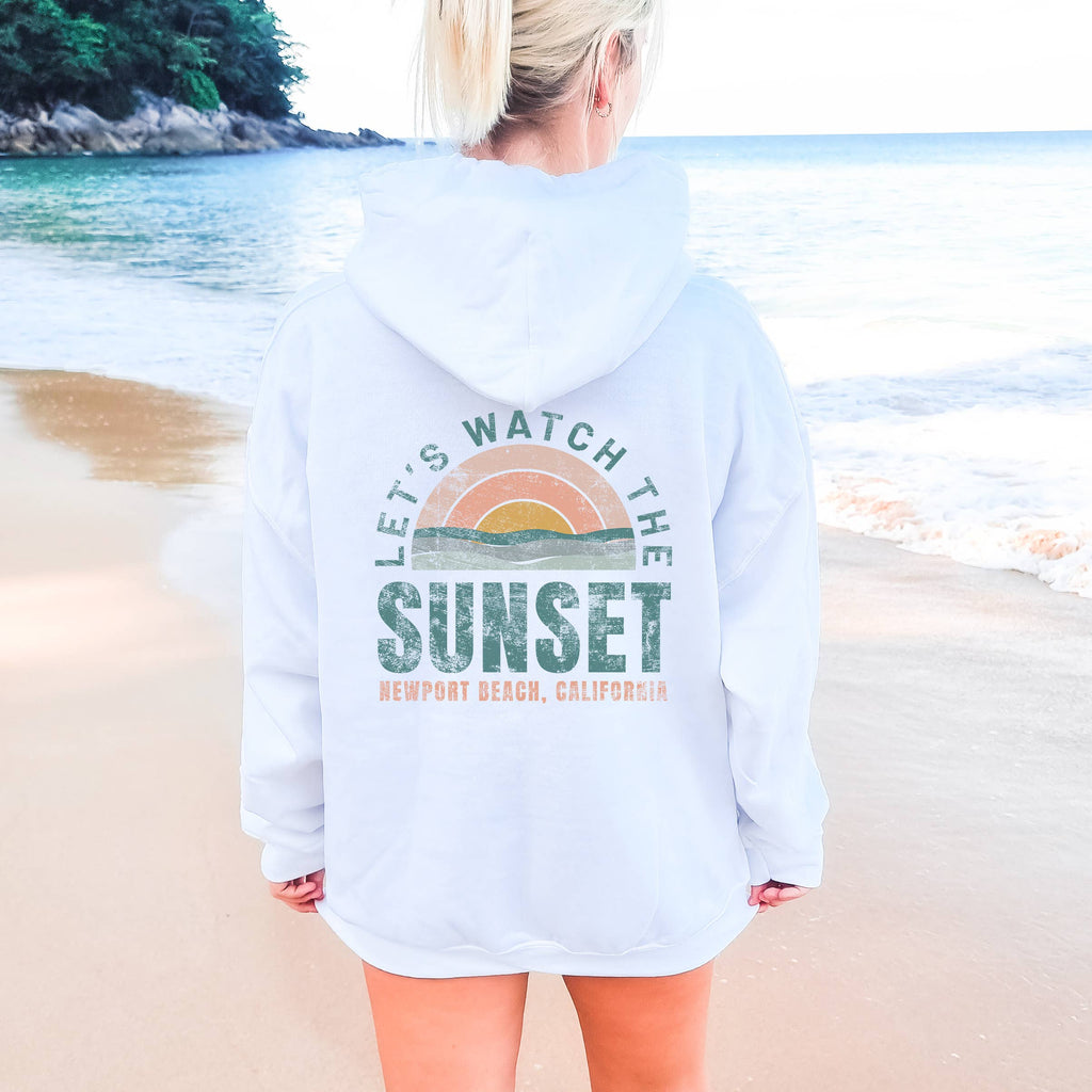 Custom Let's Watch the Sunset Hoodie | S-2XL