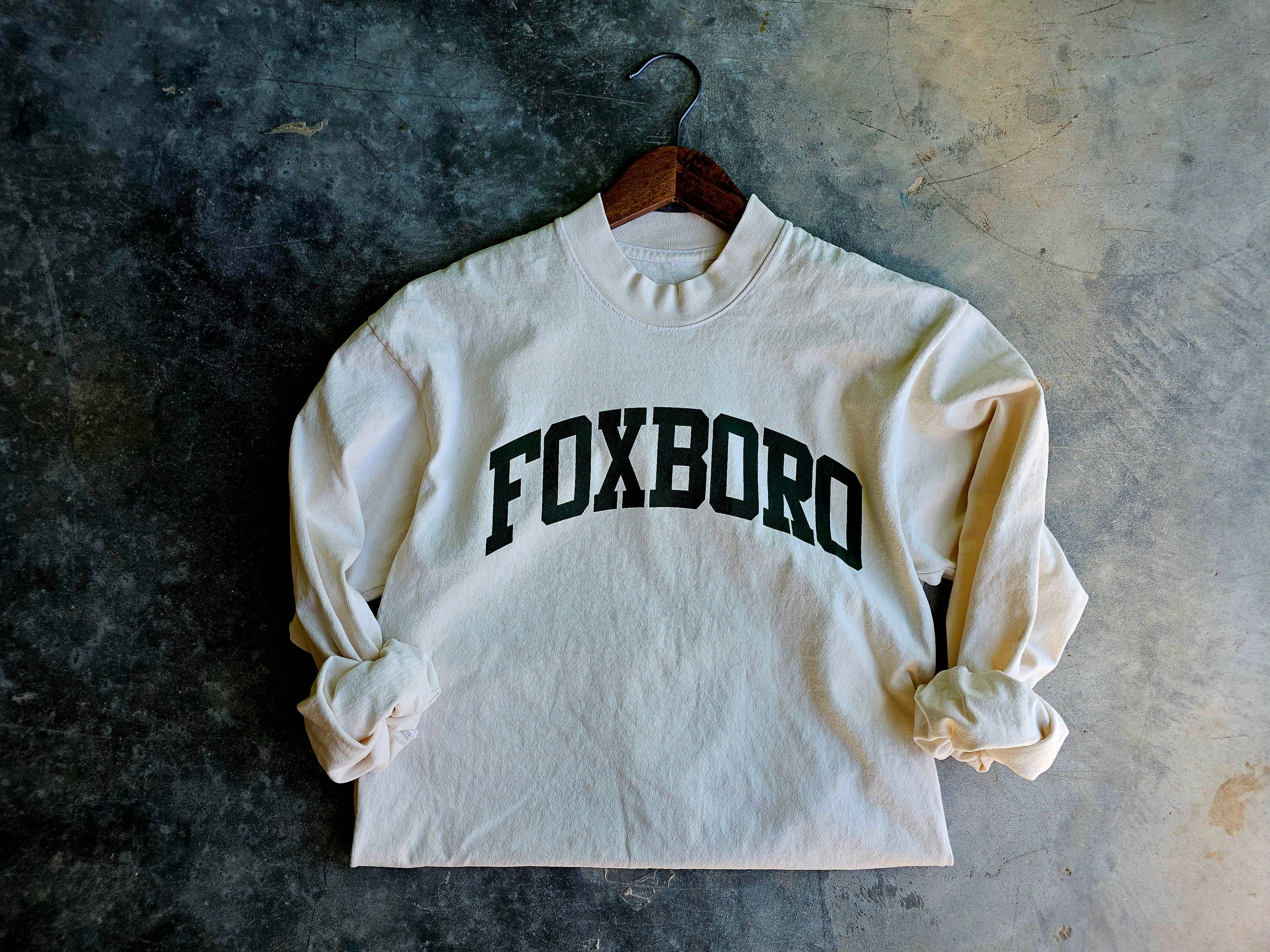 The Archway - Garment Dye Mockneck Long Sleeve Graphic Tee