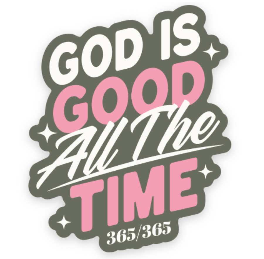 God Is Good Sticker | Christian Sticker | Christian Gift