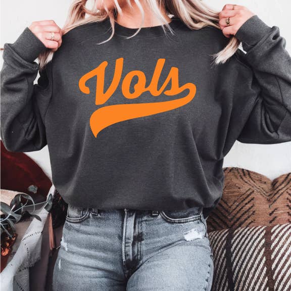 Vols Script Premium Fleece Crew Sweatshirt