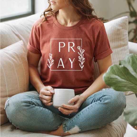 Pray Heather Clay Tshirt
