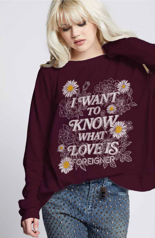 303640 - 530 Foreigner Graphic Sweatshirt