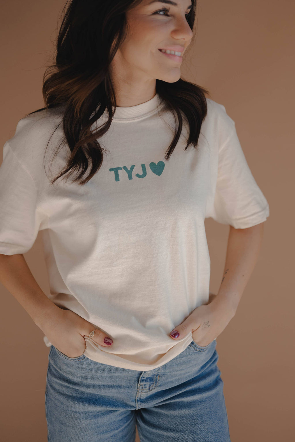 Thank You Jesus Tee - Ivory | Women's Christian Tee