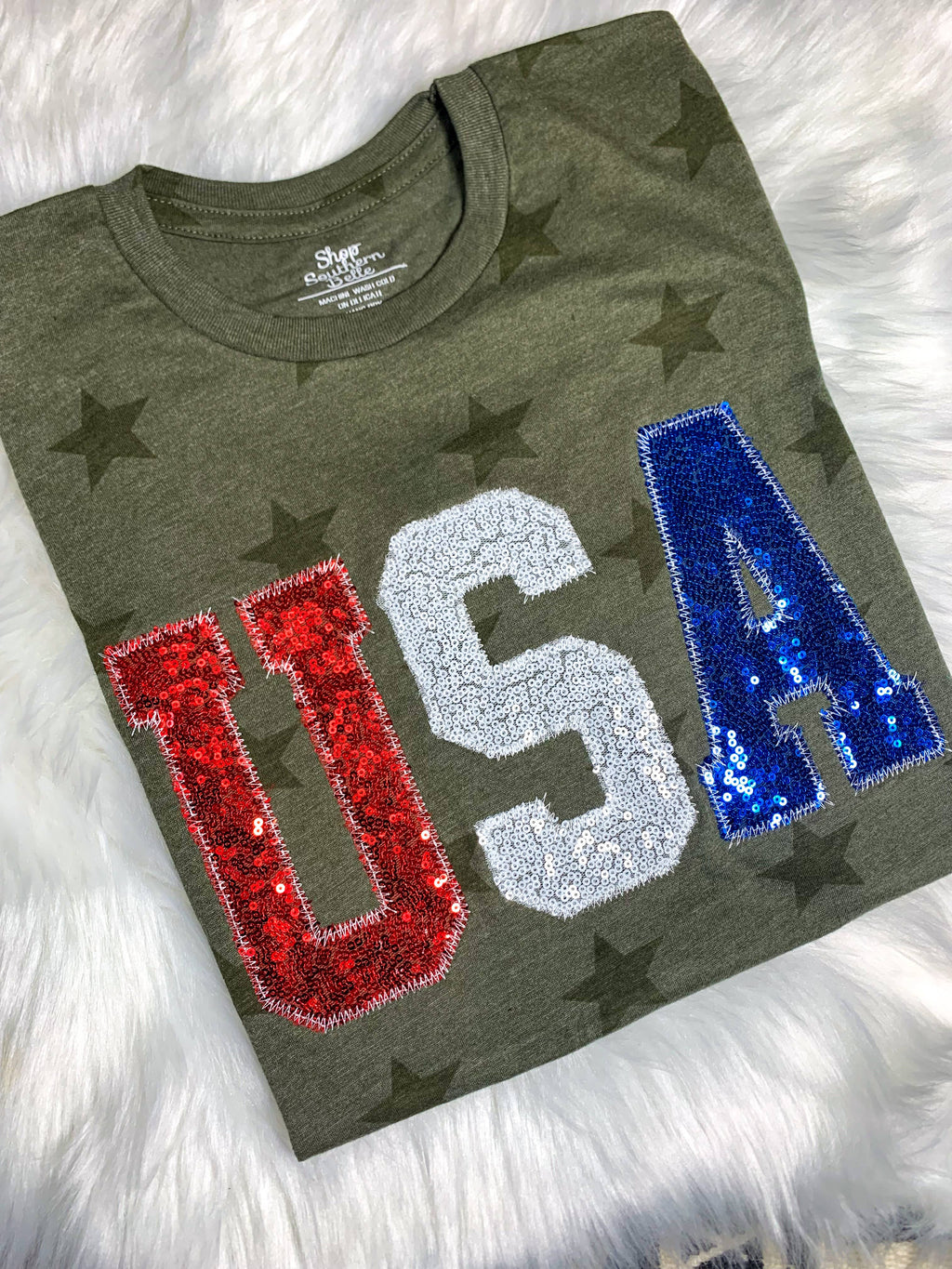 Army USA Patriotic 4th of July Short Sleeve