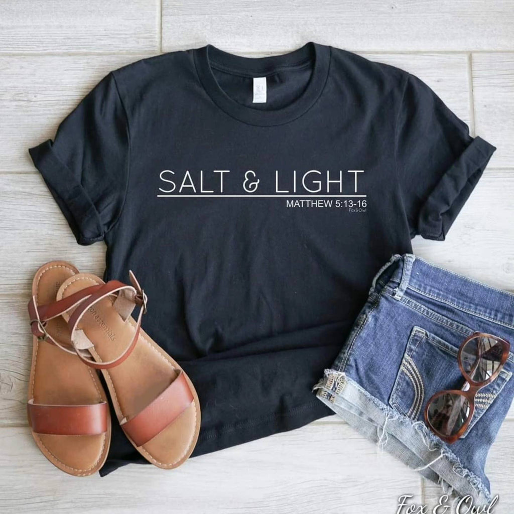 Salt & Light Black Bella Faith Everyday Graphic Tee