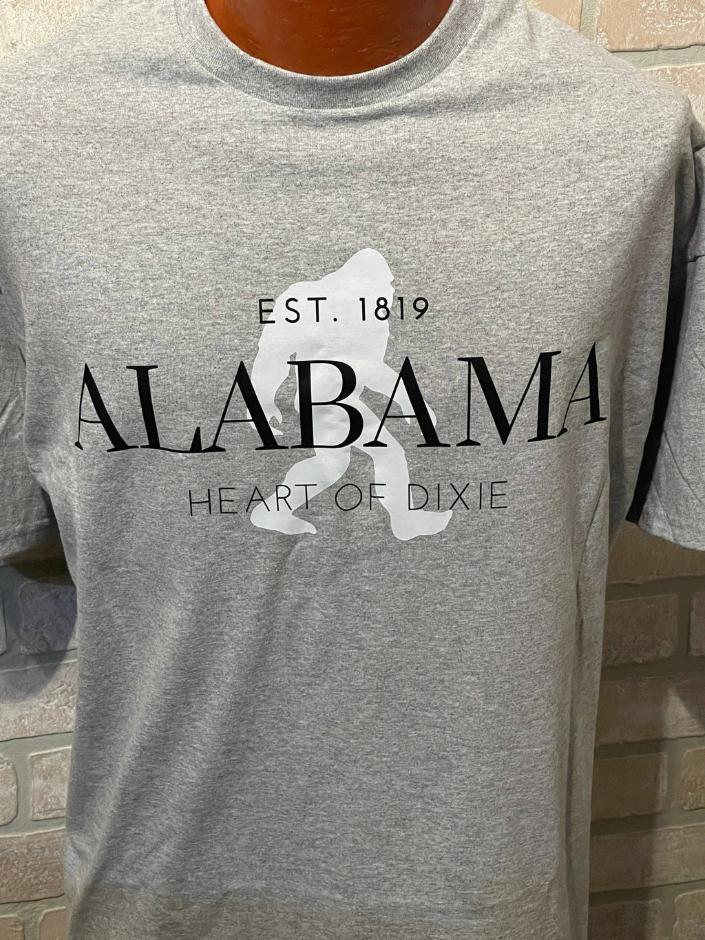 Bigfoot State T-Shirt (Grey) Choose Your State