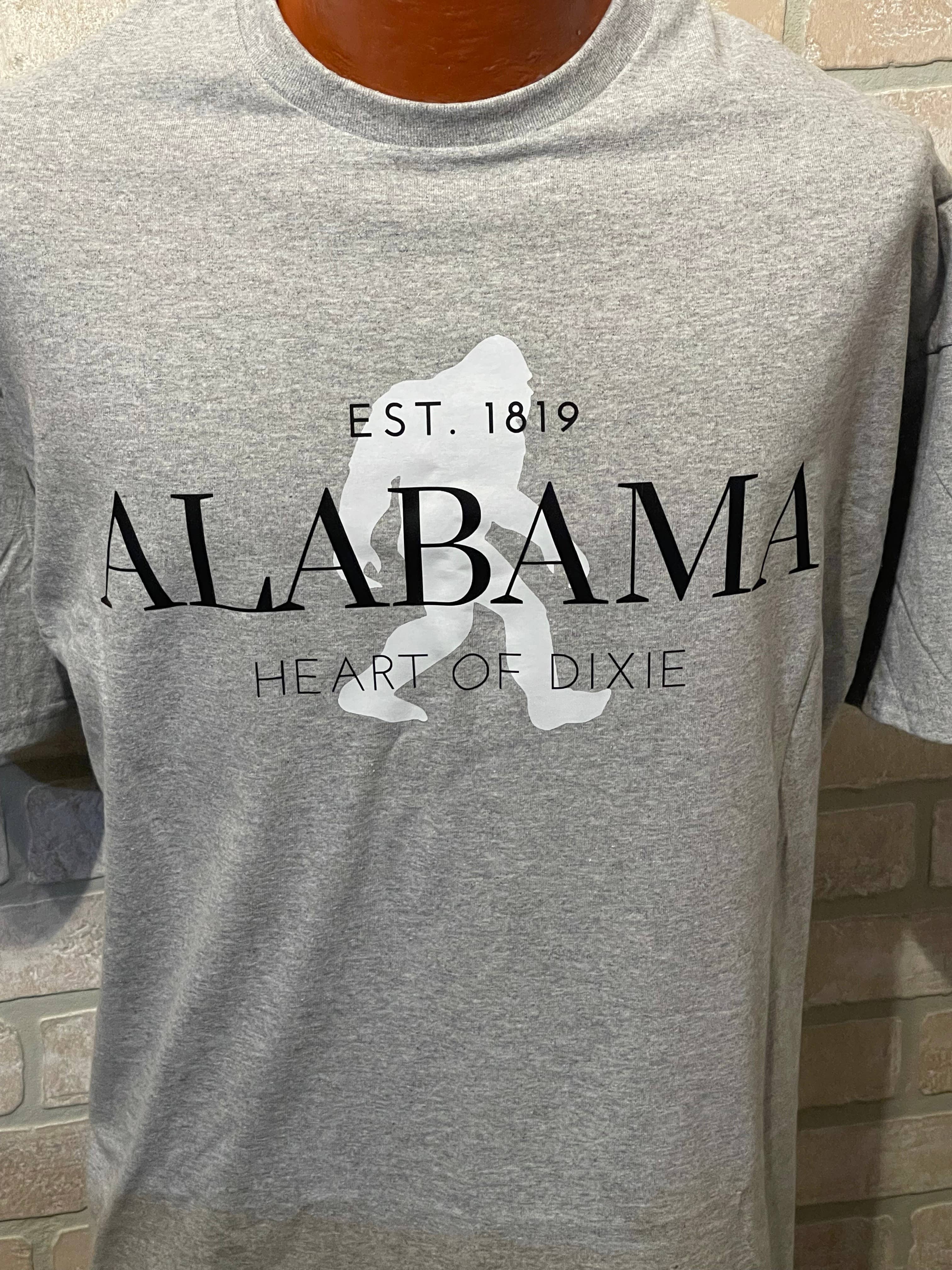 Bigfoot State T-Shirt (Grey) Choose Your State