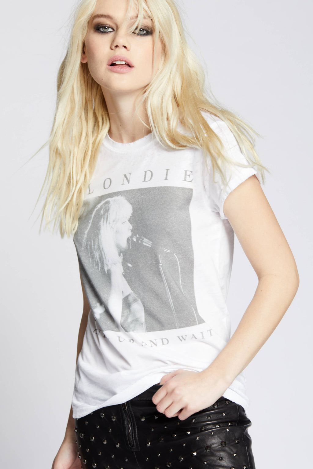 Blondie Hurry Up & Wait Vintage Burn Out Tee