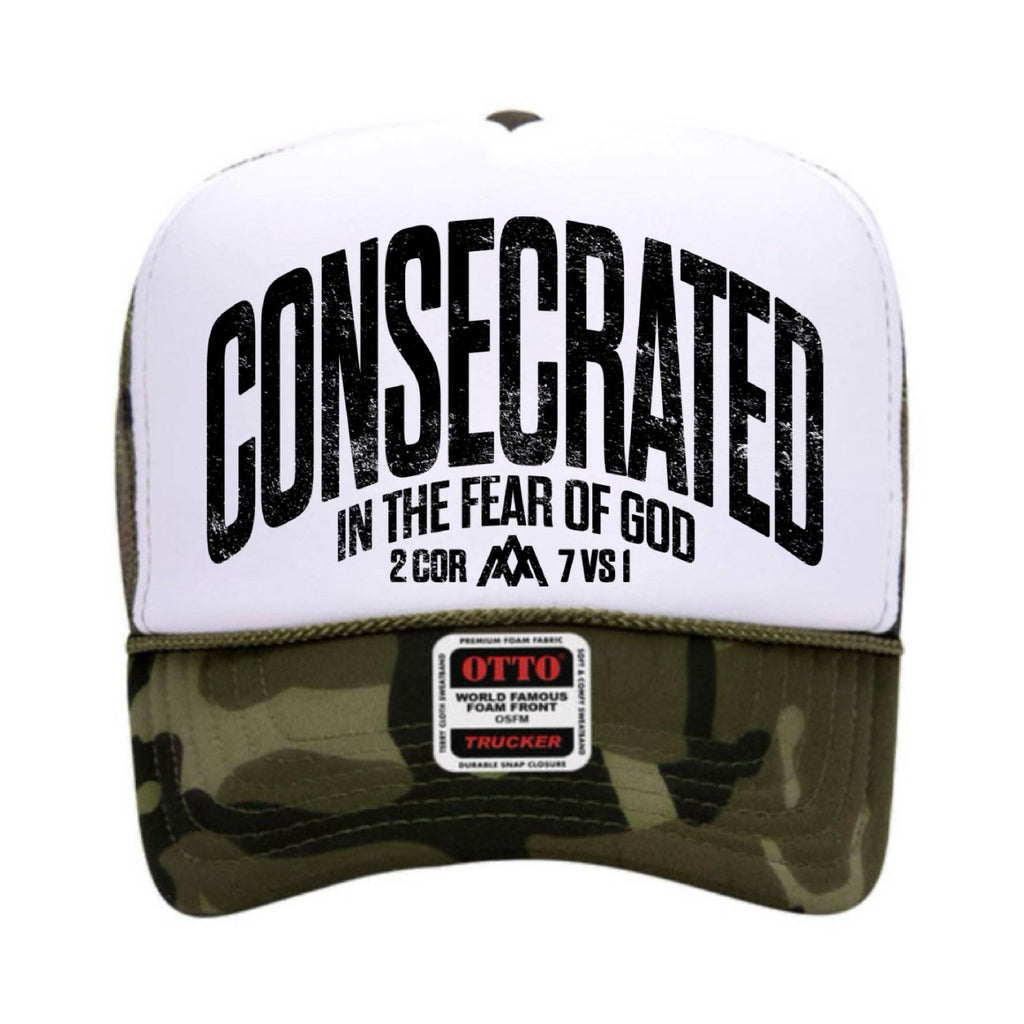 Consecrated Foam Trucker - White/Camo