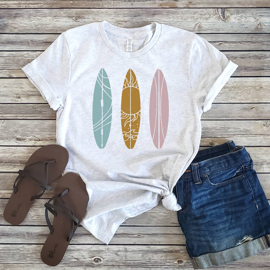 Surfboards Tee | Summer | Beach | Sizes XS-2XL