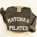 Matcha and Pilates Sweatshirt, Pilates Studio Merch
