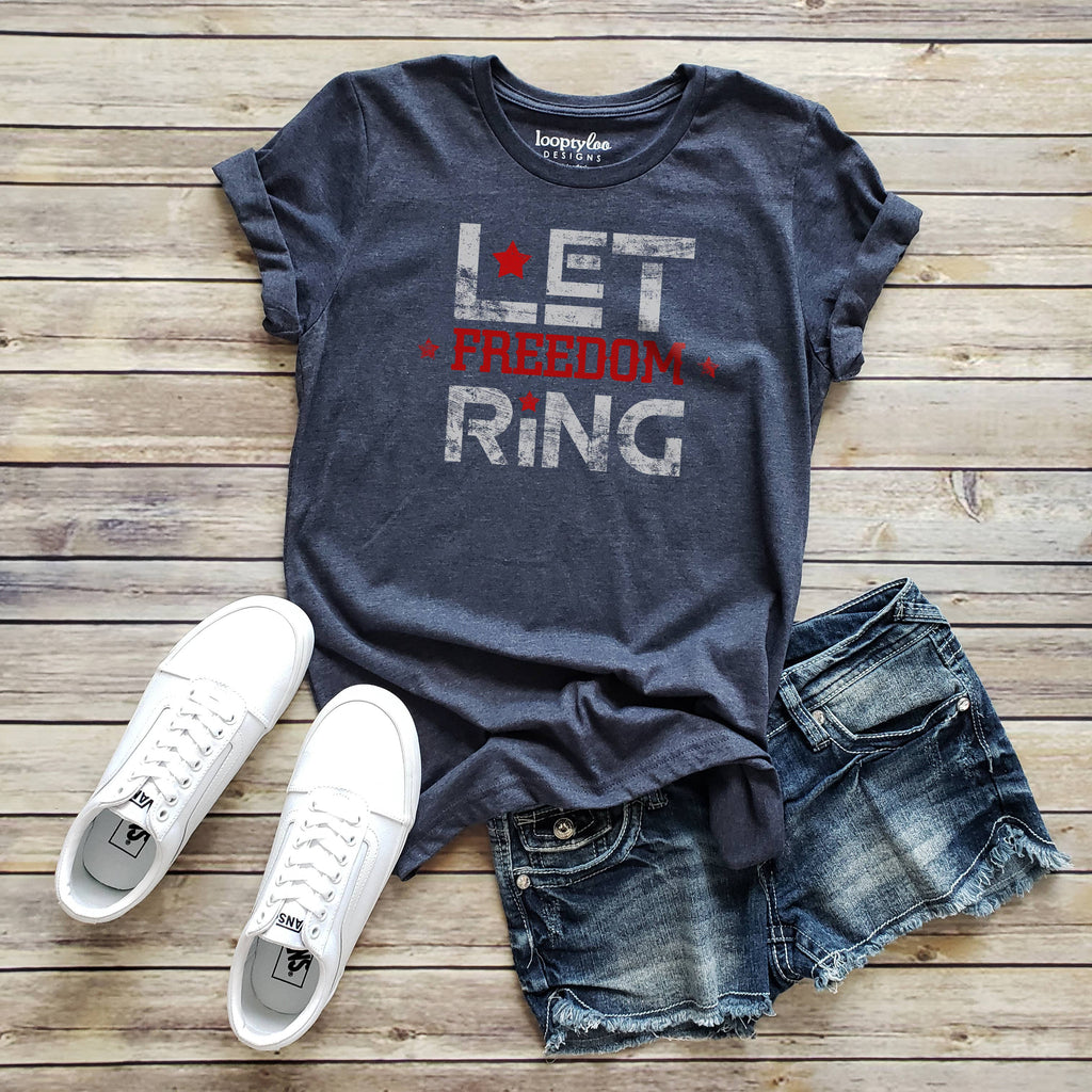 Let Freedom Ring Tee | America | Sizes XS-2XL