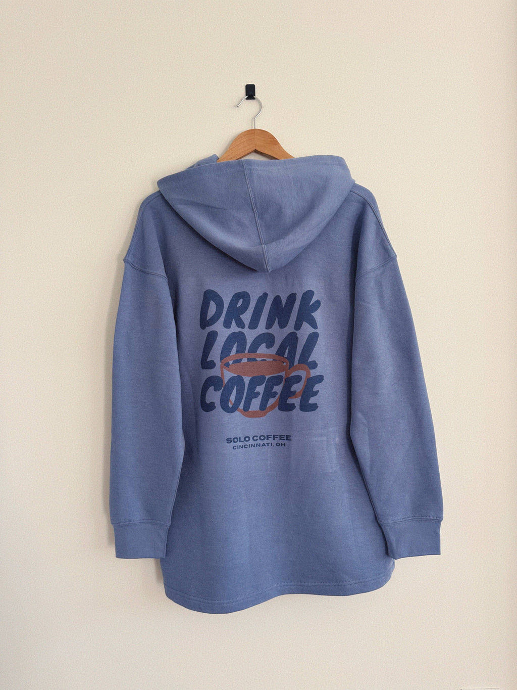 Drink Local Coffee Hoodie - Dusk (Full Length)