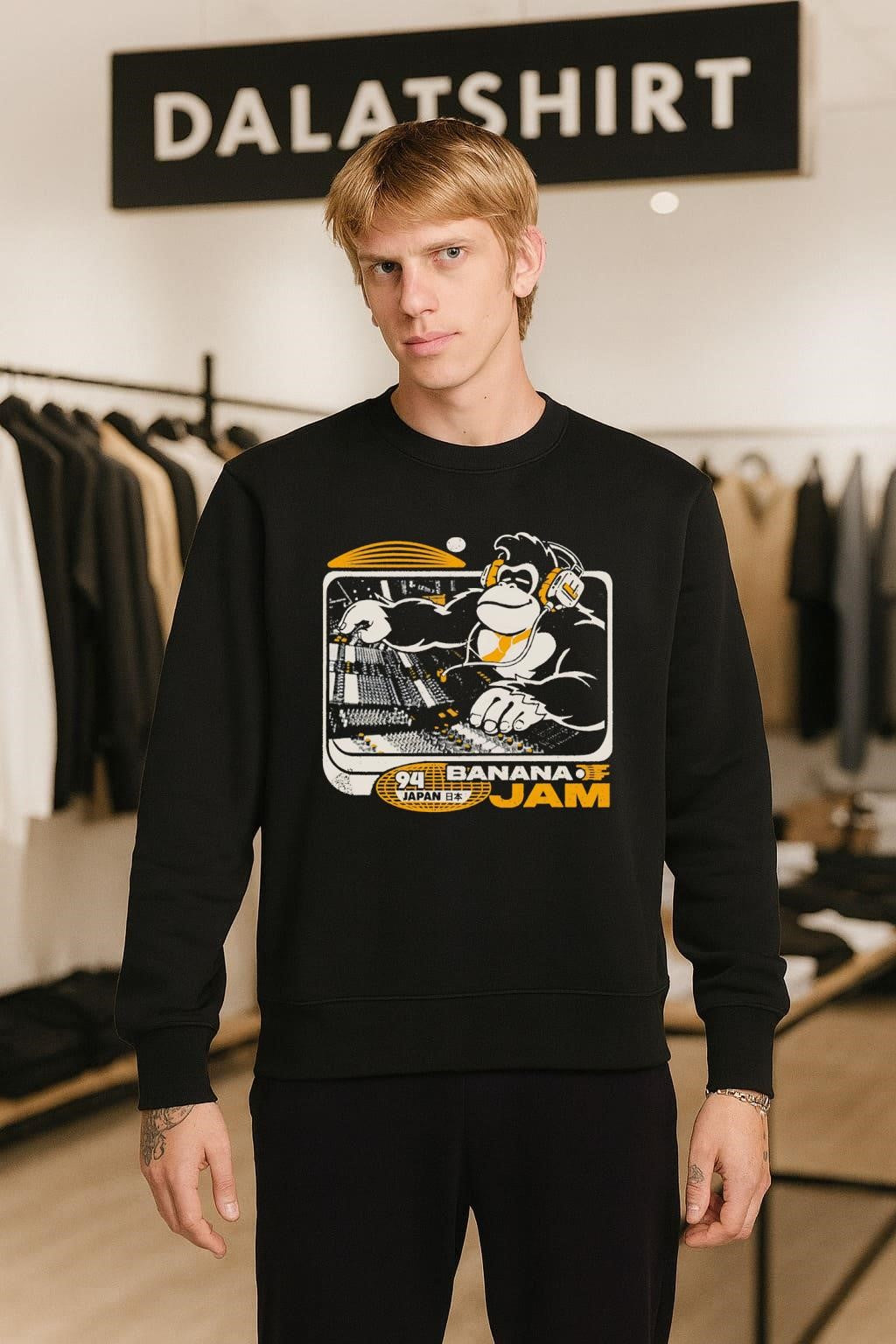 94 Japan Banana Jam Donkey Kong DJ shirt