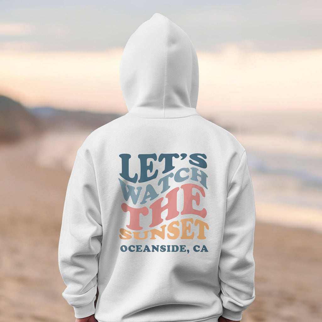 Customizable Let's Watch the Sunset Hoodie | S-2XL