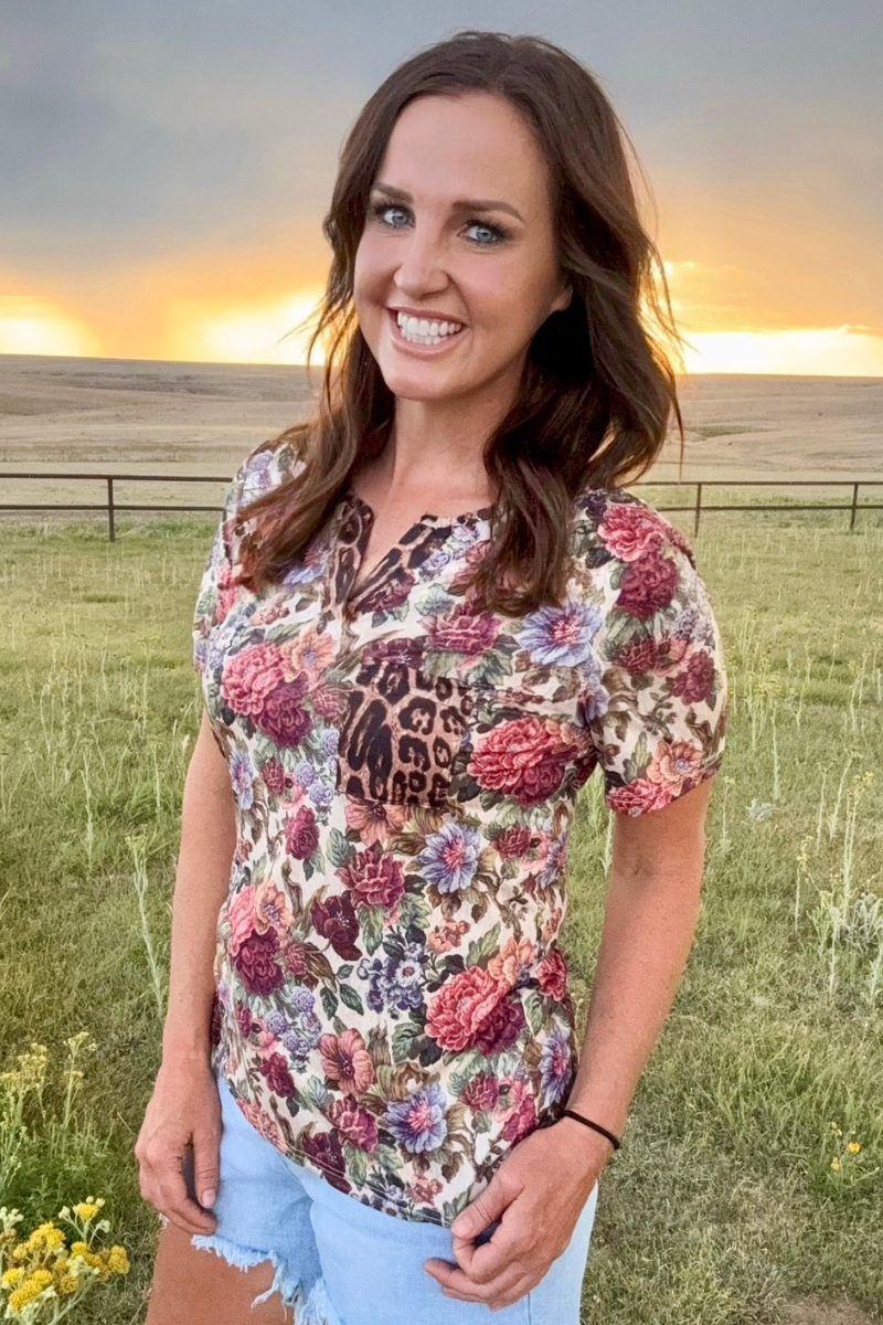 Wild Vintage Floral Top