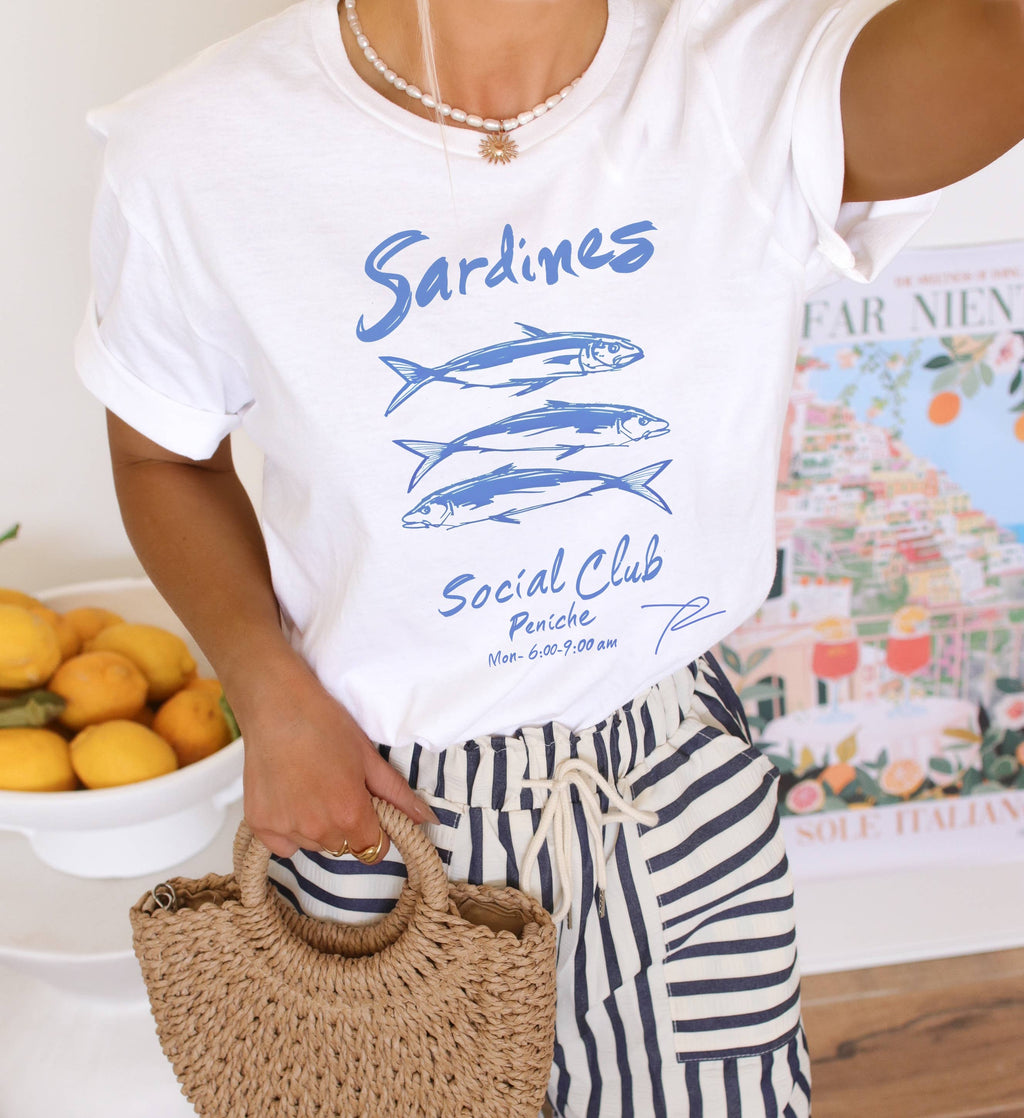 Sardines Social Club Graphic Tee | Summer Graphic Tee