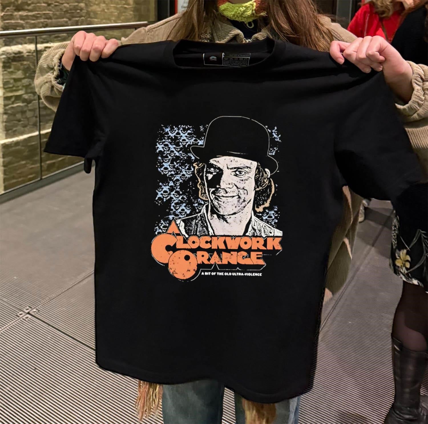 A Clockwork Orange Alex DeLarge Ultra-Violence Kubrick Movie retro shirt