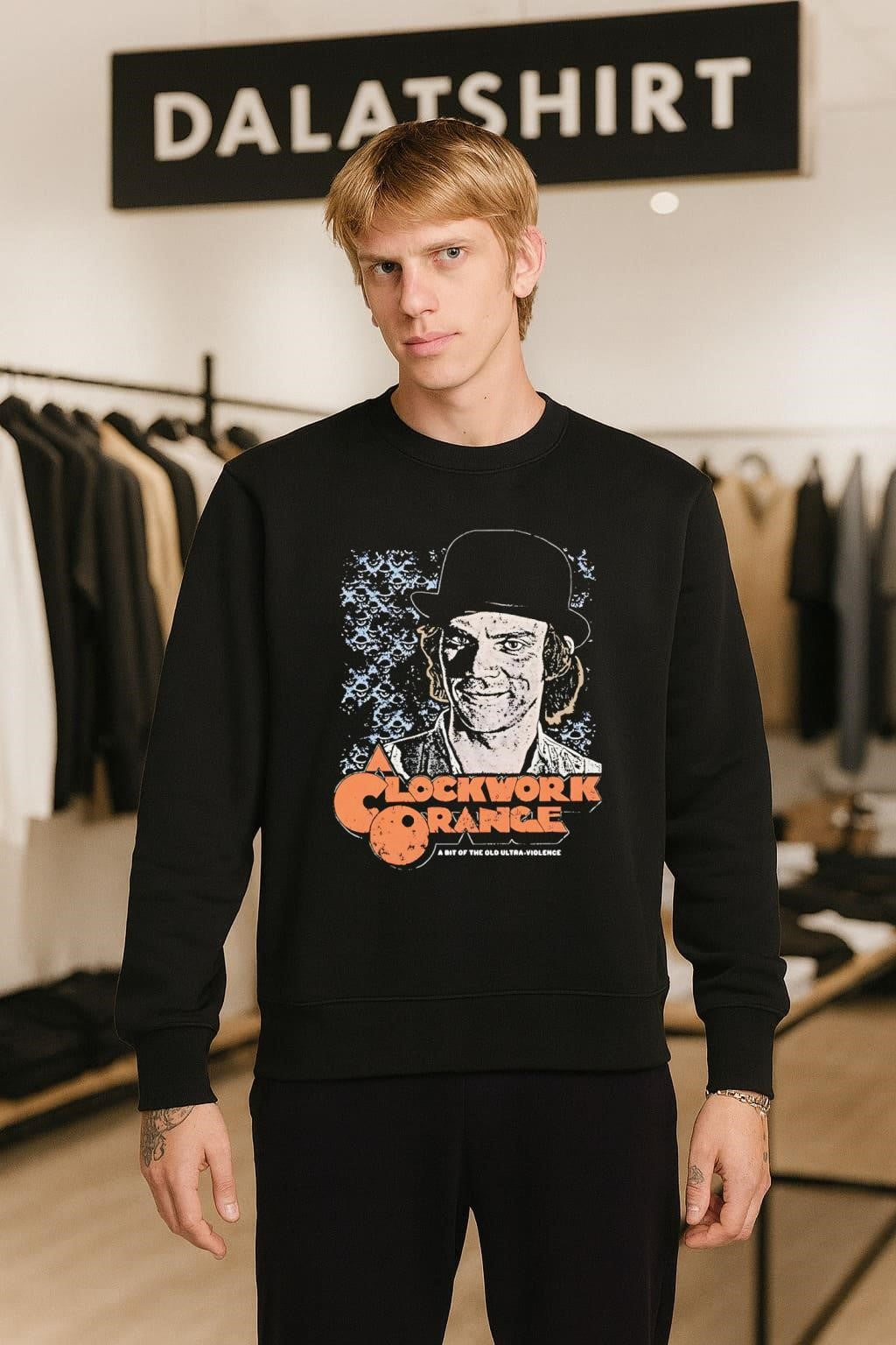 A Clockwork Orange Alex DeLarge Ultra-Violence Kubrick Movie retro shirt
