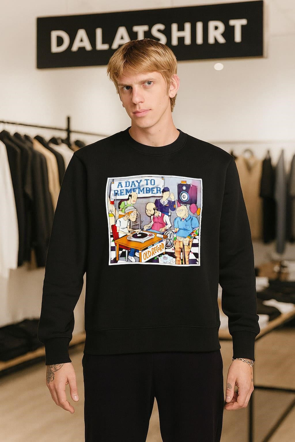 A Day To Remember Old Record Band Cartoon shirt