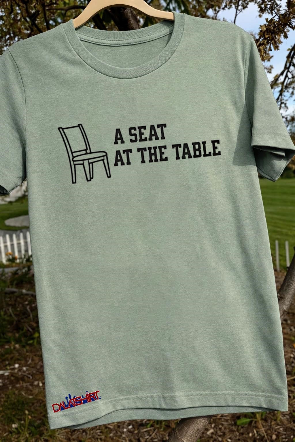 A Seat at the Table Chair Graphic Minimalist shirt