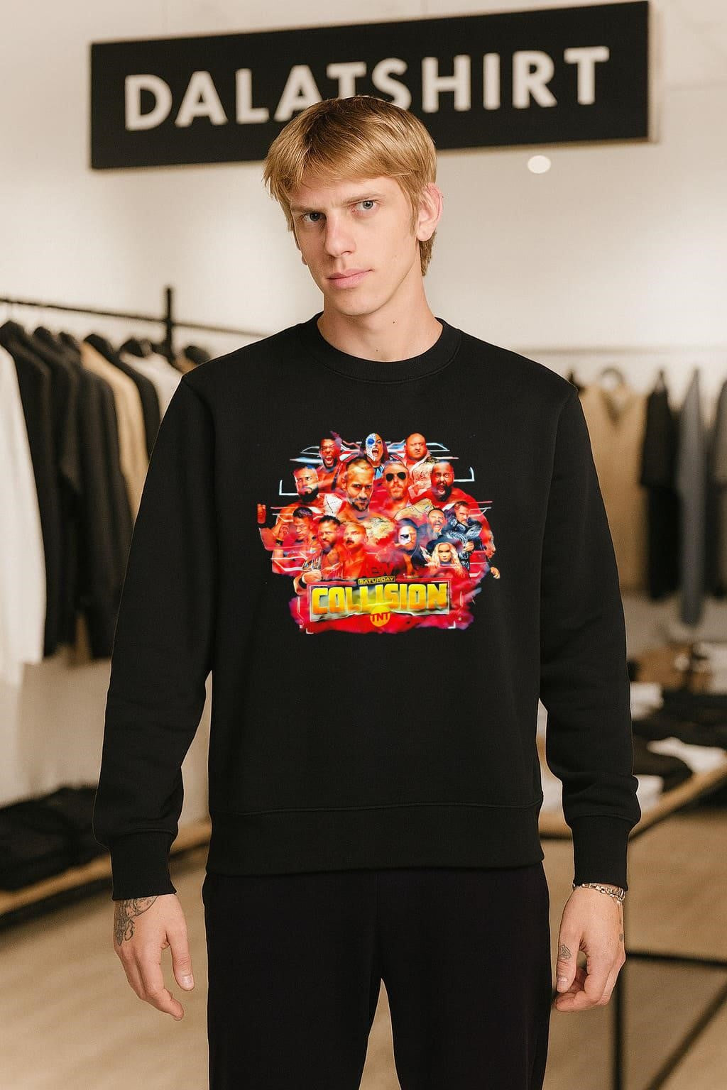 AEW Saturday Collision TNT Pro Wrestling Stars shirt