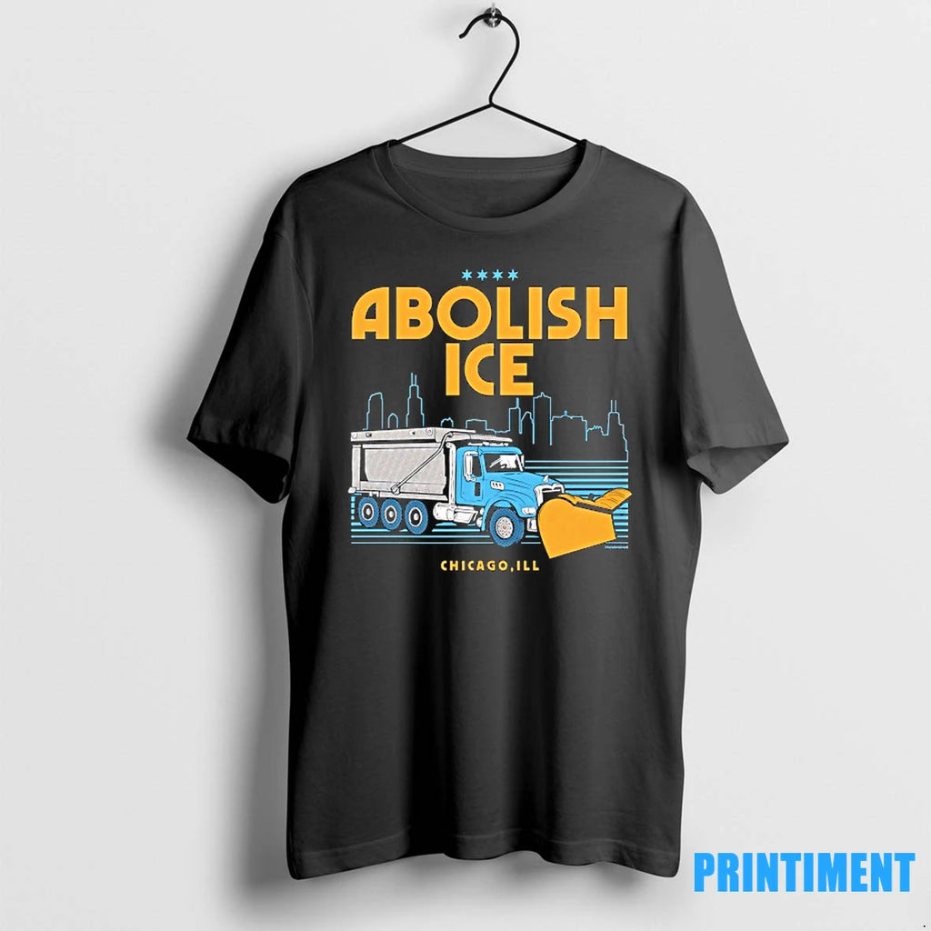 Abolish Ice Chicago Ill City Skyline Tshirts Sweater